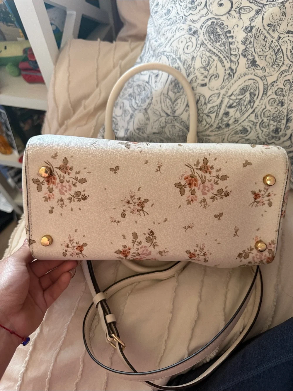 Coach compact satchel